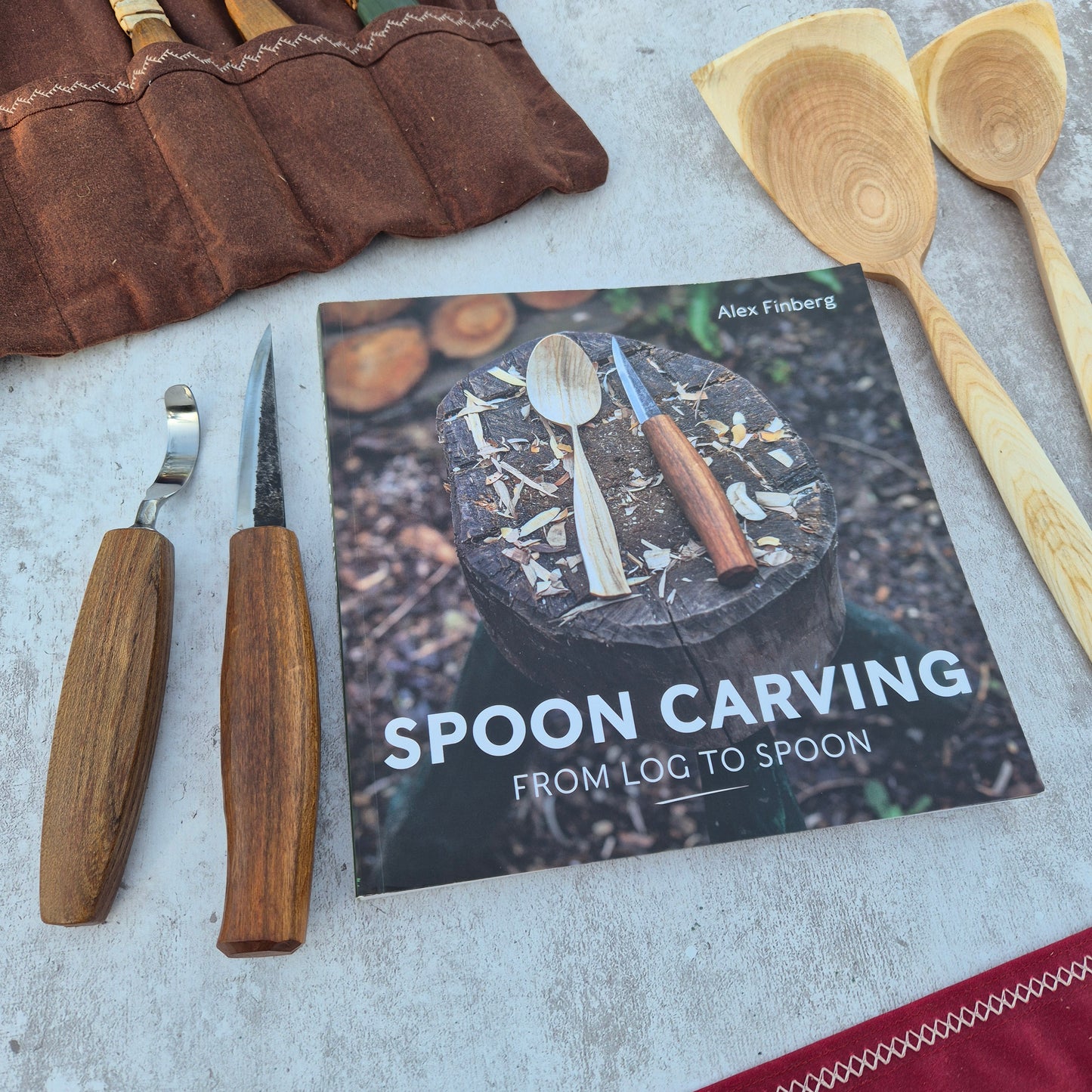 Dainty Cooking Spoon ~ Scarlet Red