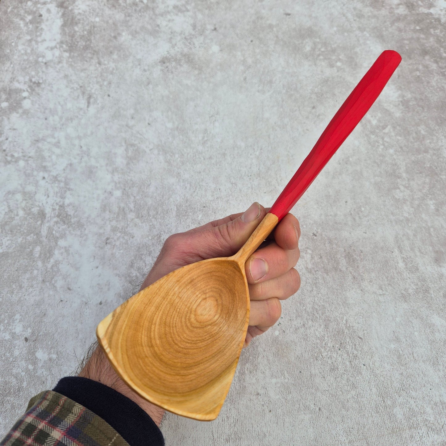 Scarlet Red Cook & Serve Spoon ~ Wild Cherry