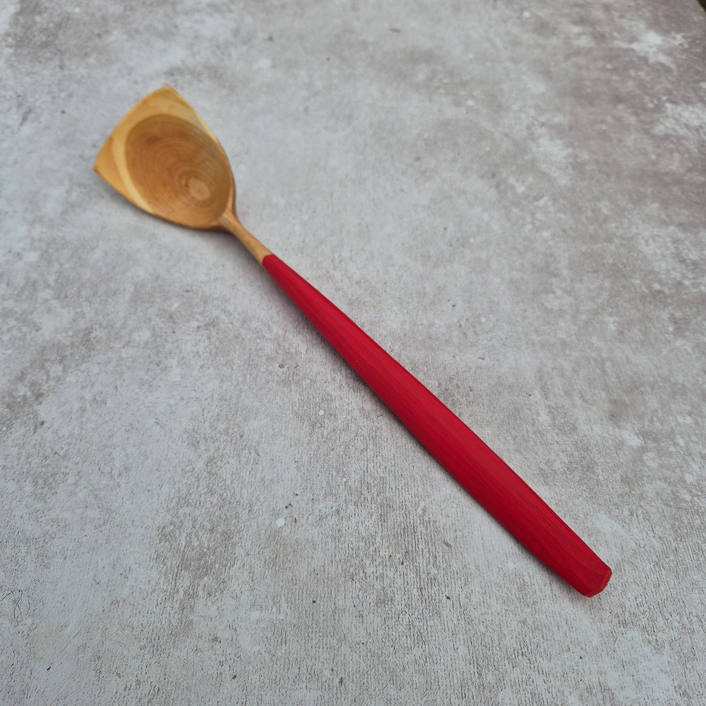 Scarlet Red Cook & Serve Spoon ~ Wild Cherry