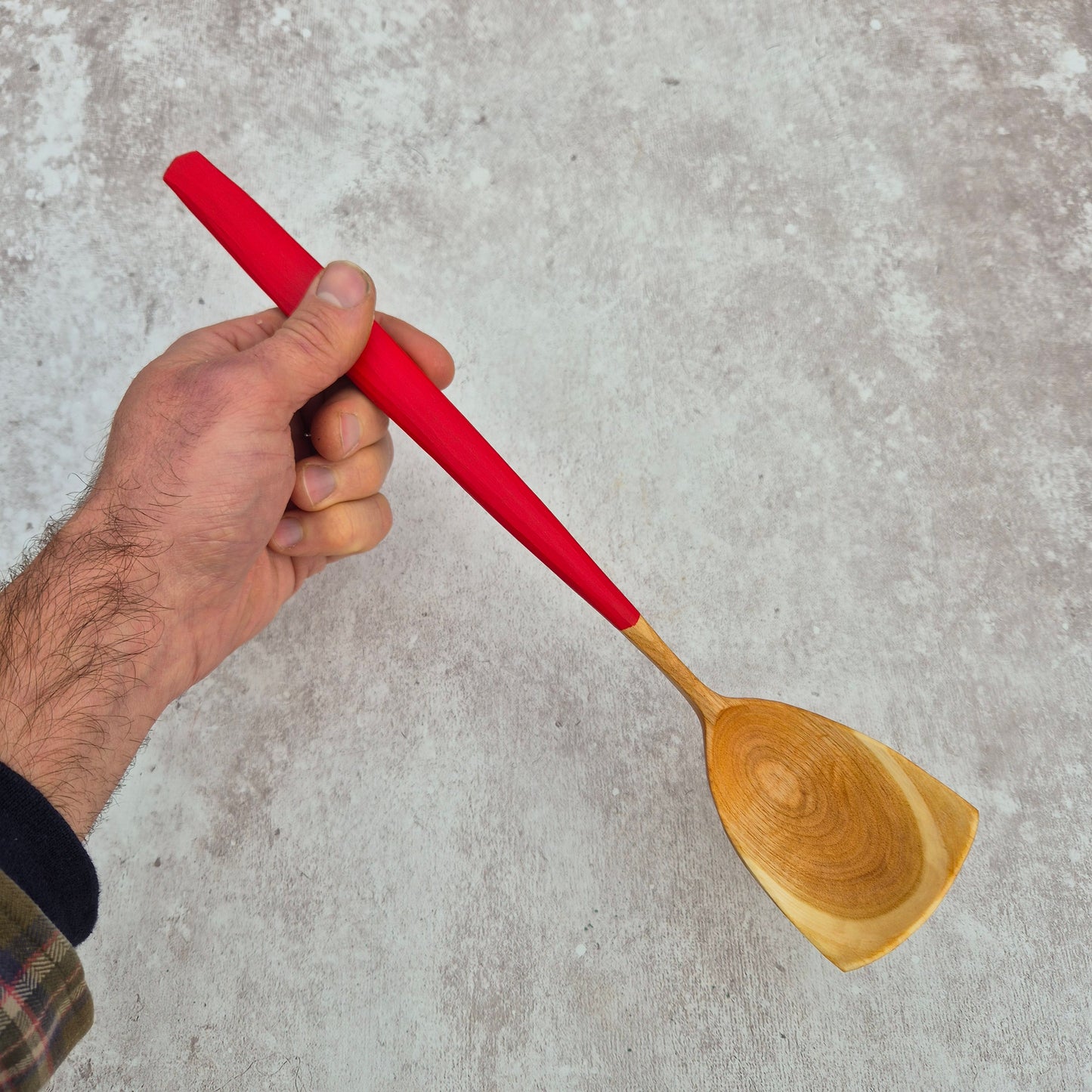 Scarlet Red Cook & Serve Spoon ~ Wild Cherry