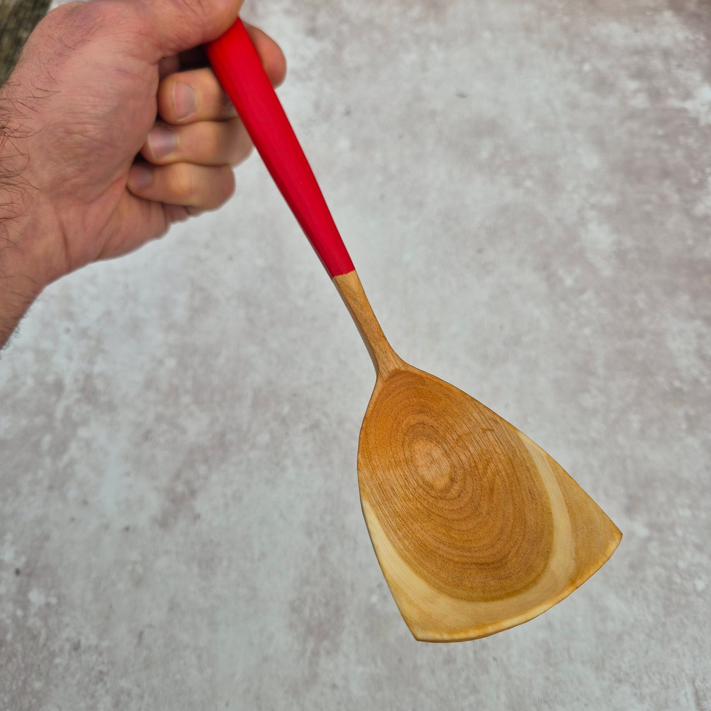 Scarlet Red Cook & Serve Spoon ~ Wild Cherry