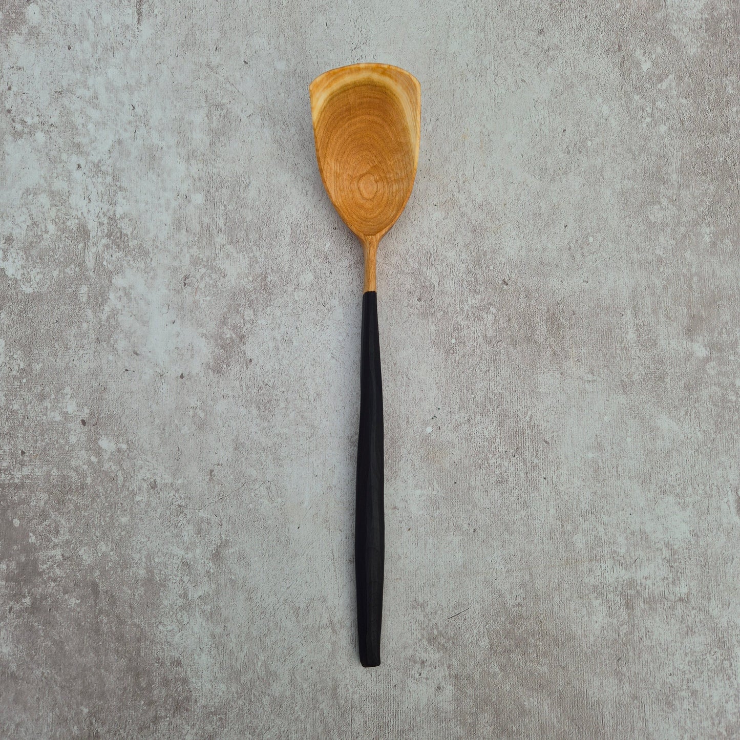 Onyx Black Cooking Spoon ~ *Wonky