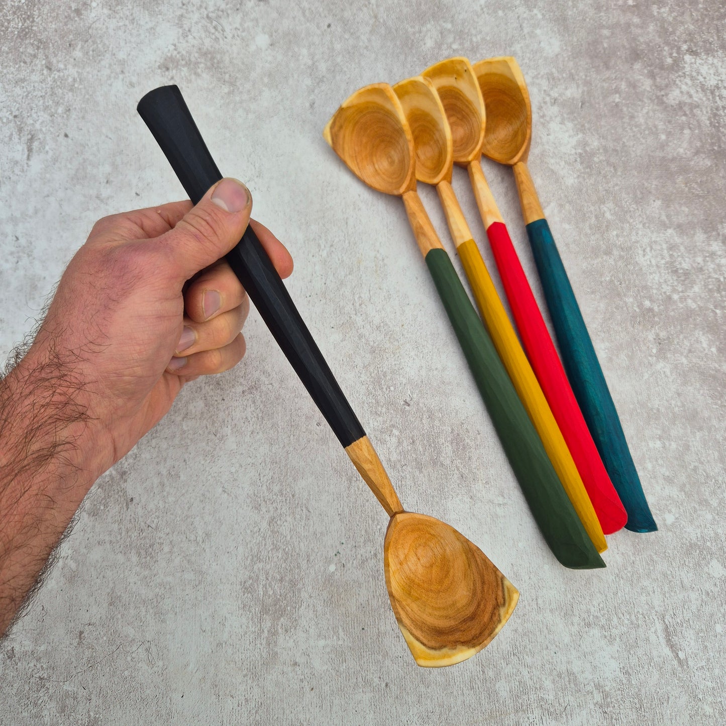 Dainty Cooking Spoon ~ Onyx Black