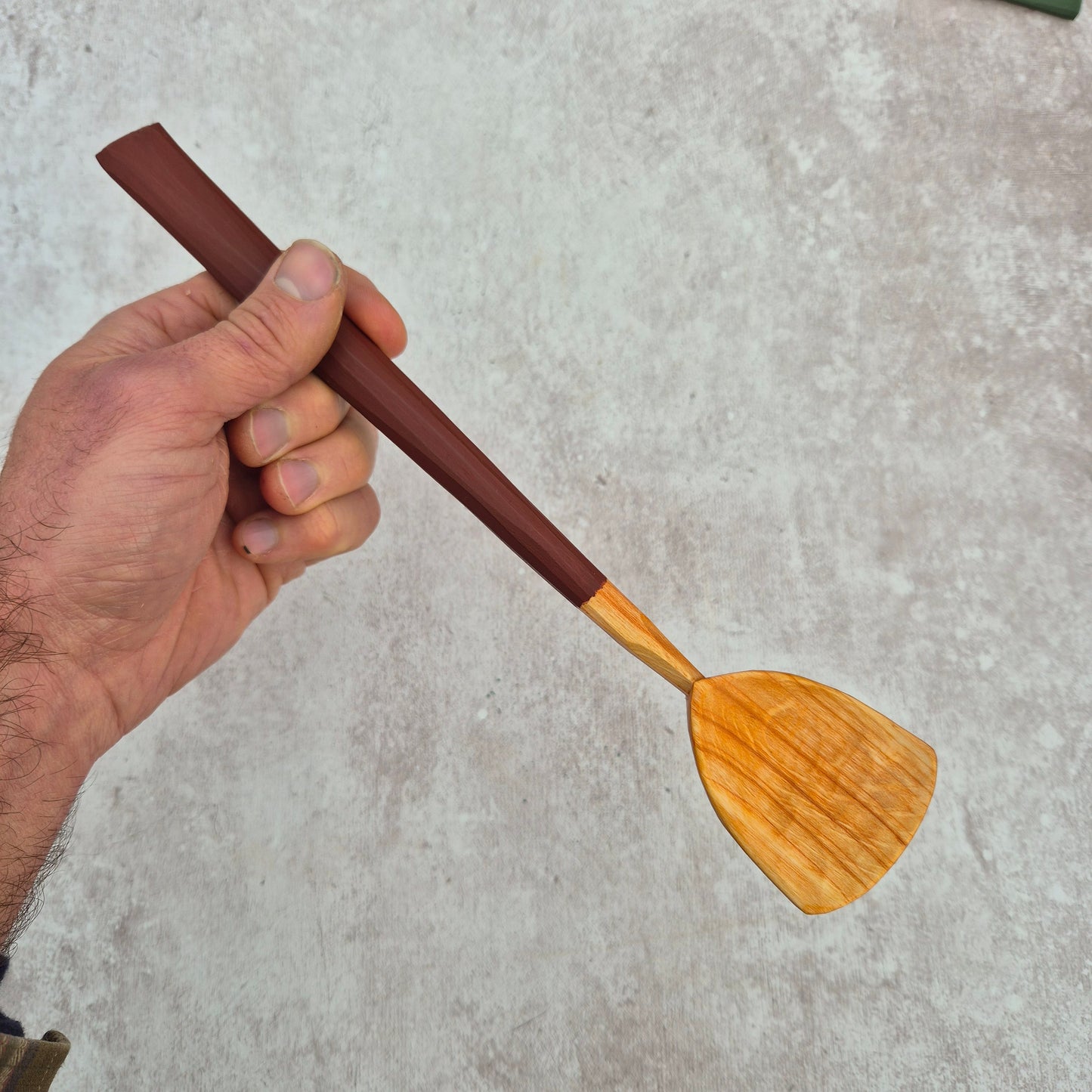 Alder Cook & Stir Spoon ~ Ochre Red