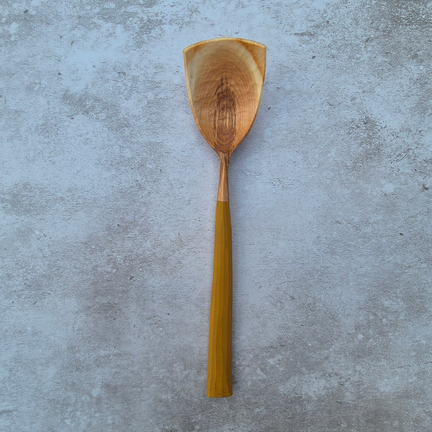 Mustard Yellow Cooking Spoon ~ Wild Cherry