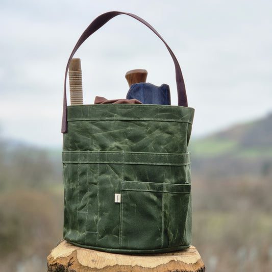 NEW! Waxed Canvas Tool Bag 3.0 ~ Lemongrass Green