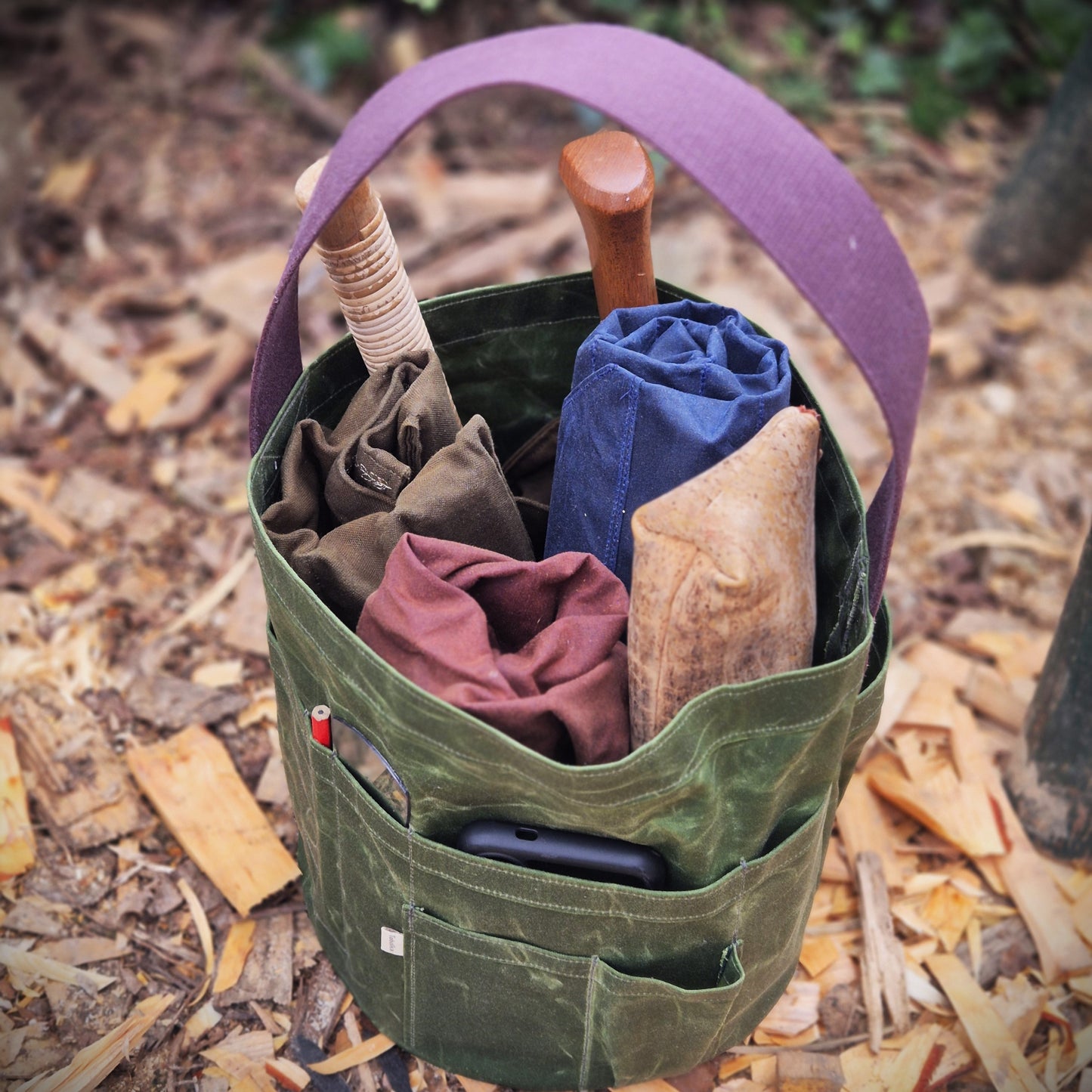 NEW! Waxed Canvas Tool Bag 3.0 ~ Lemongrass Green
