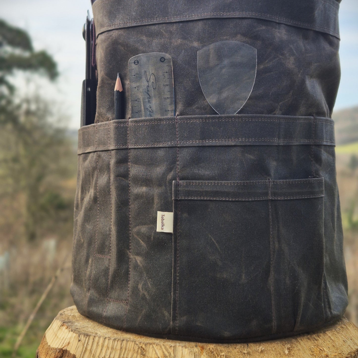 NEW! Waxed Canvas Tool Bag 3.0 ~ Coffee Brown