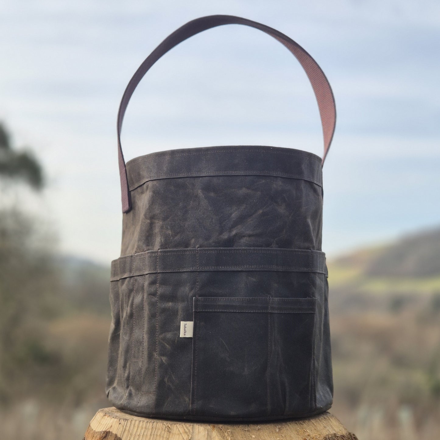 NEW! Waxed Canvas Tool Bag 3.0 ~ Coffee Brown