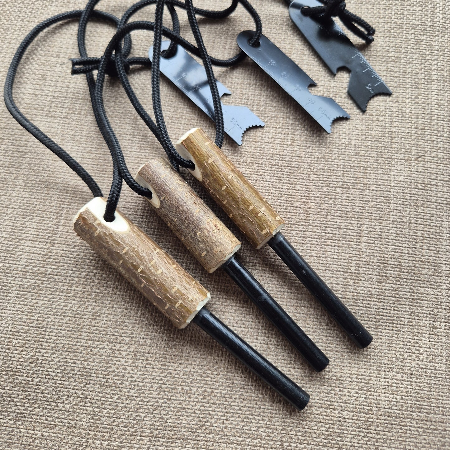 Hand Carved Fire Striker ~ Hazel