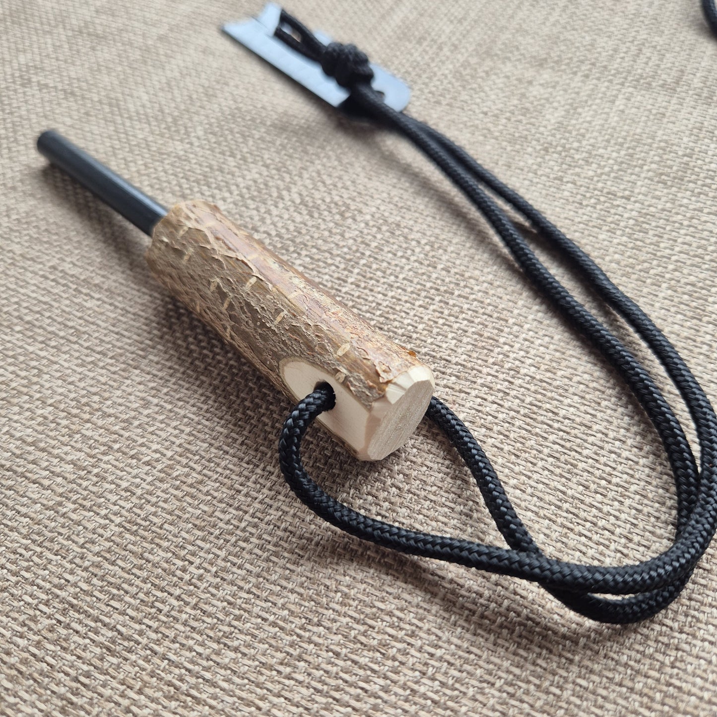Hand Carved Fire Striker ~ Hazel
