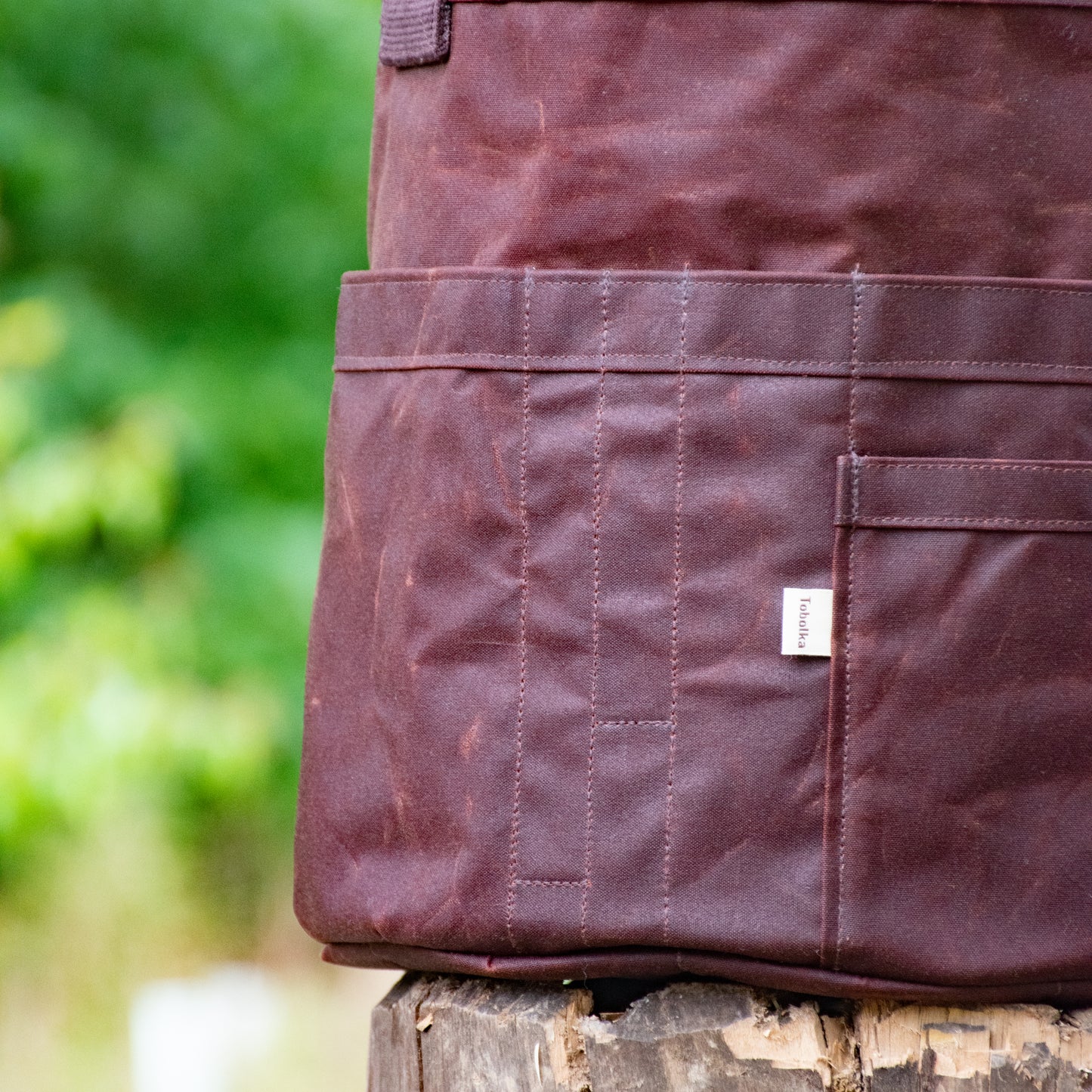 Waxed Canvas Tool Bag 3.0 ~ Chestnut Brown