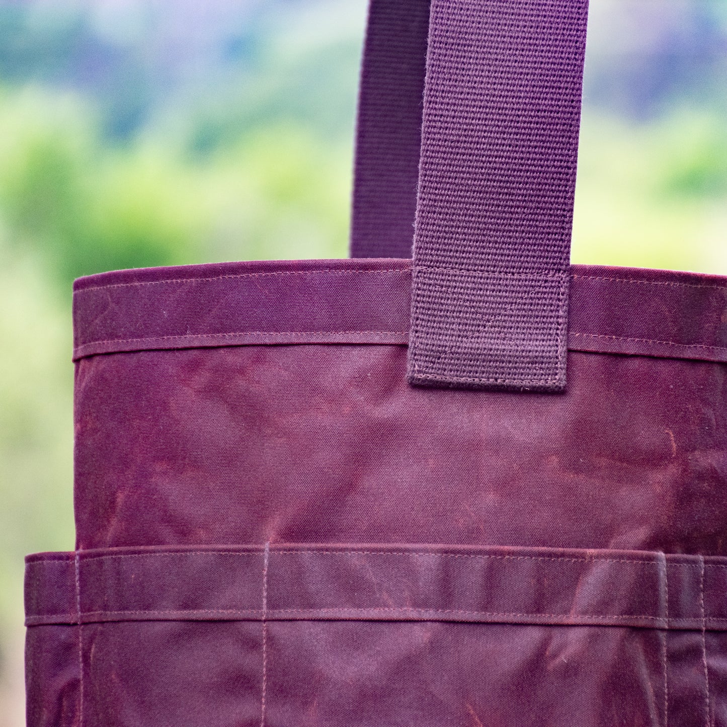 Waxed Canvas Tool Bag 3.0 ~ Chestnut Brown