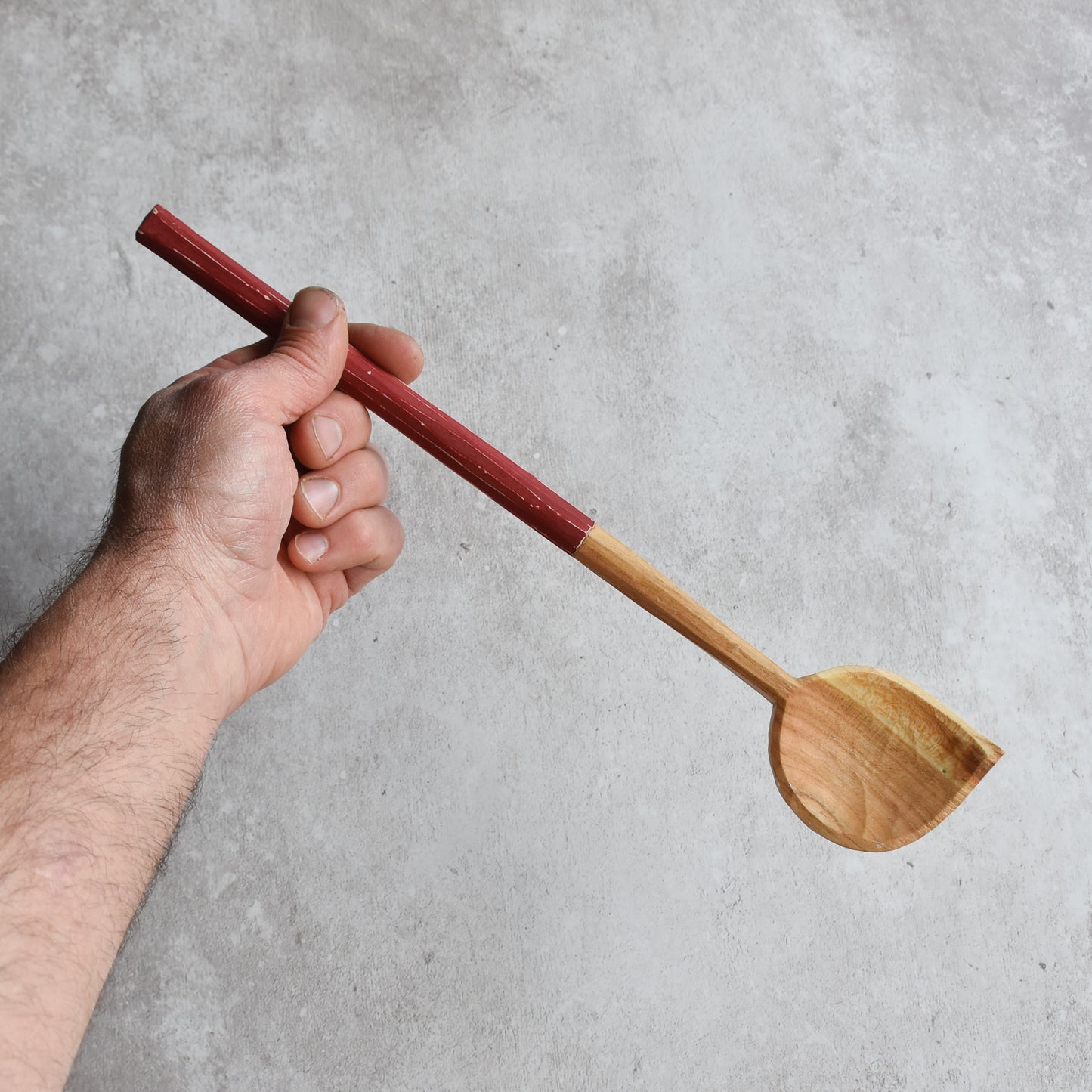 Pointy Tipped Cooking Spoon ~ Red