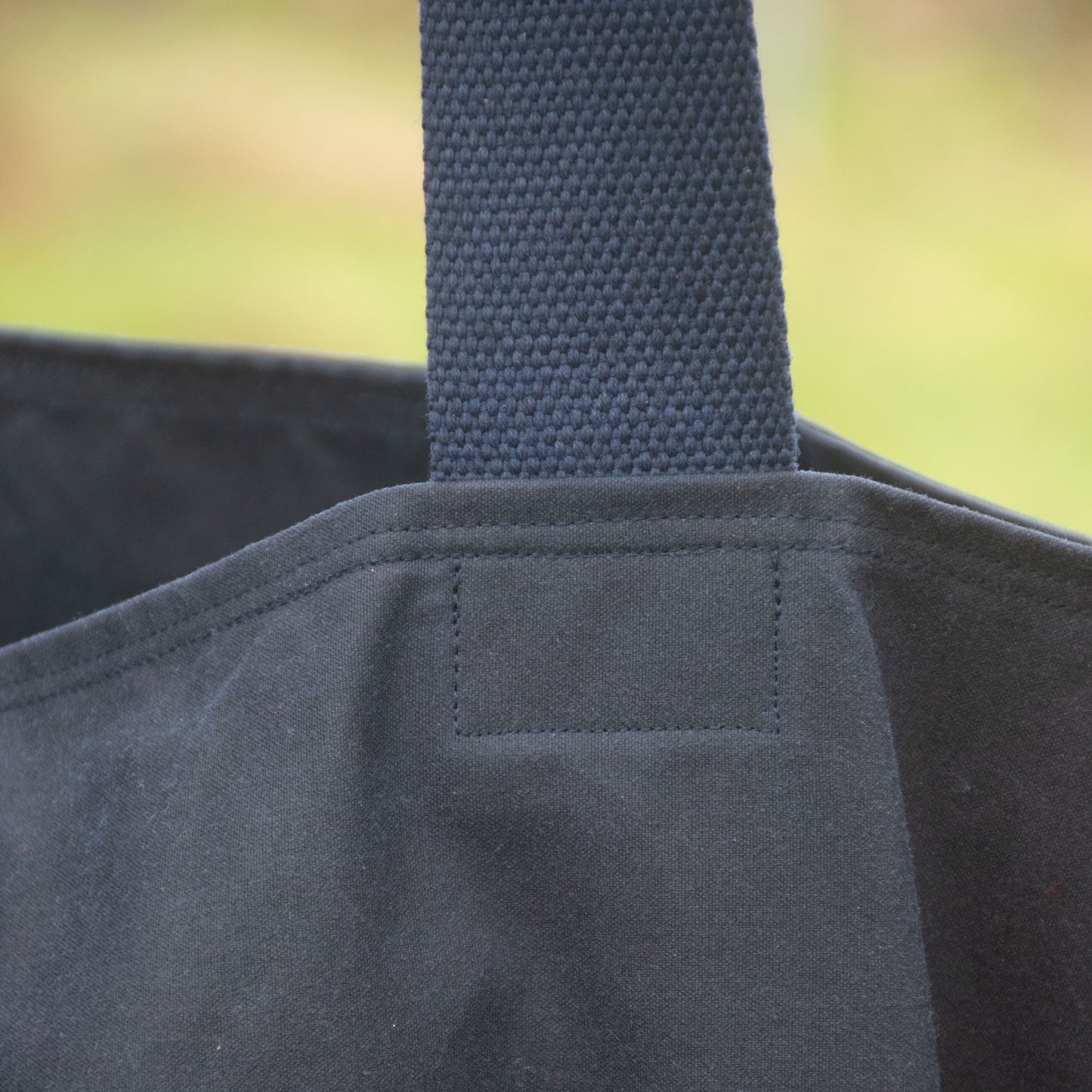 Waxed Canvas Large Bag ~ Deep Blue