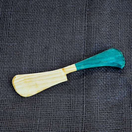 Wooden Spreader Knife ~ Blue
