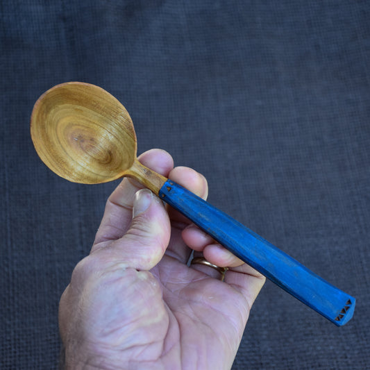 Cherry Coffee Scoop ~ Federal Blue