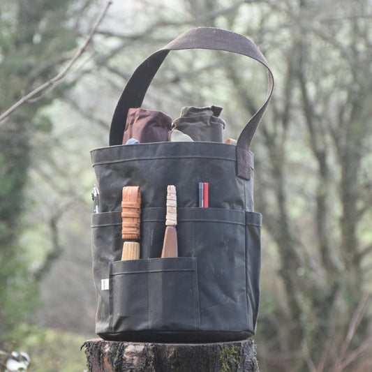 Waxed Canvas Tool Bag 3.0 ~ Olive Green