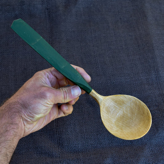 Circular Cooking Spoon ~ Forest Green