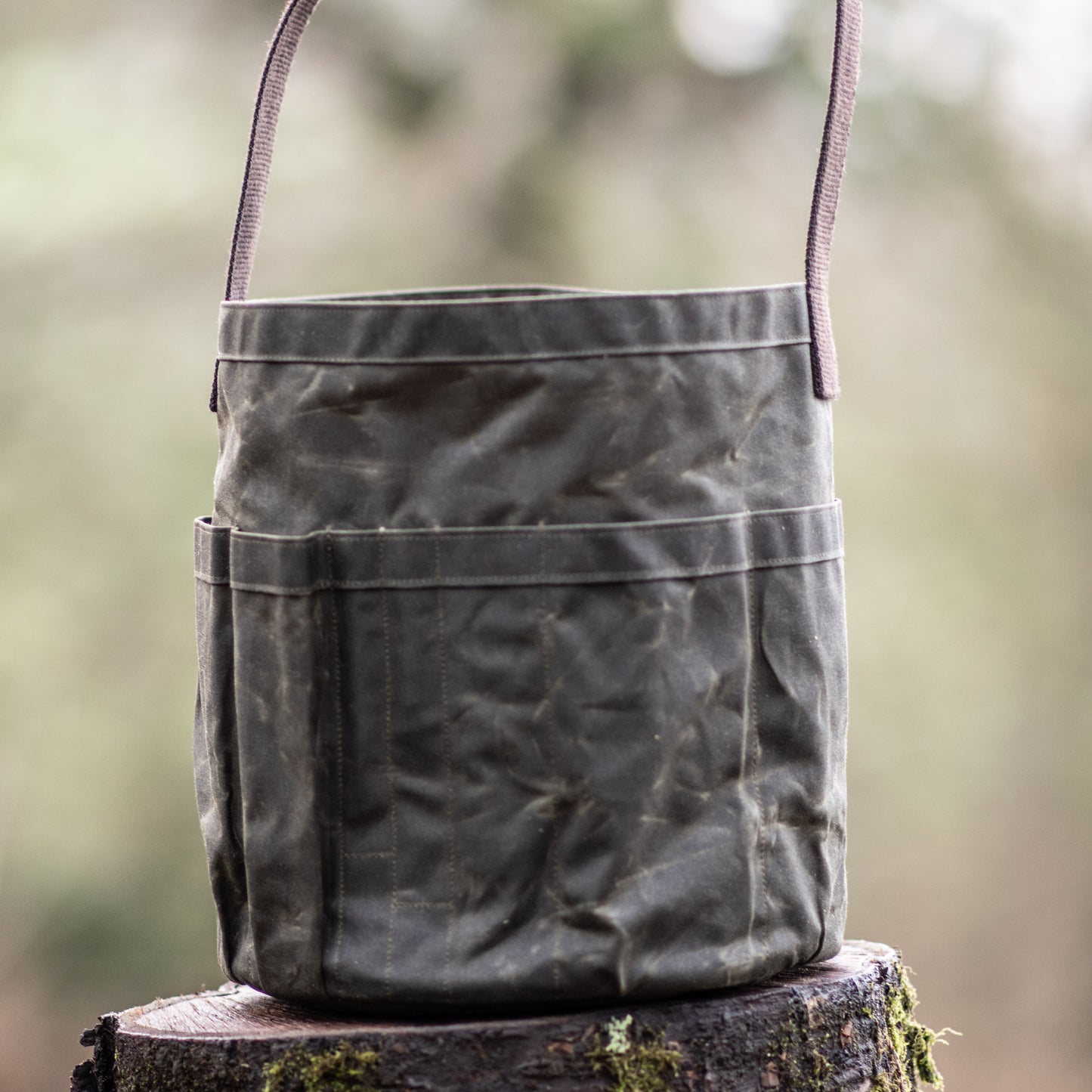 Waxed Canvas Tool Bag 3.0 ~ Olive Green