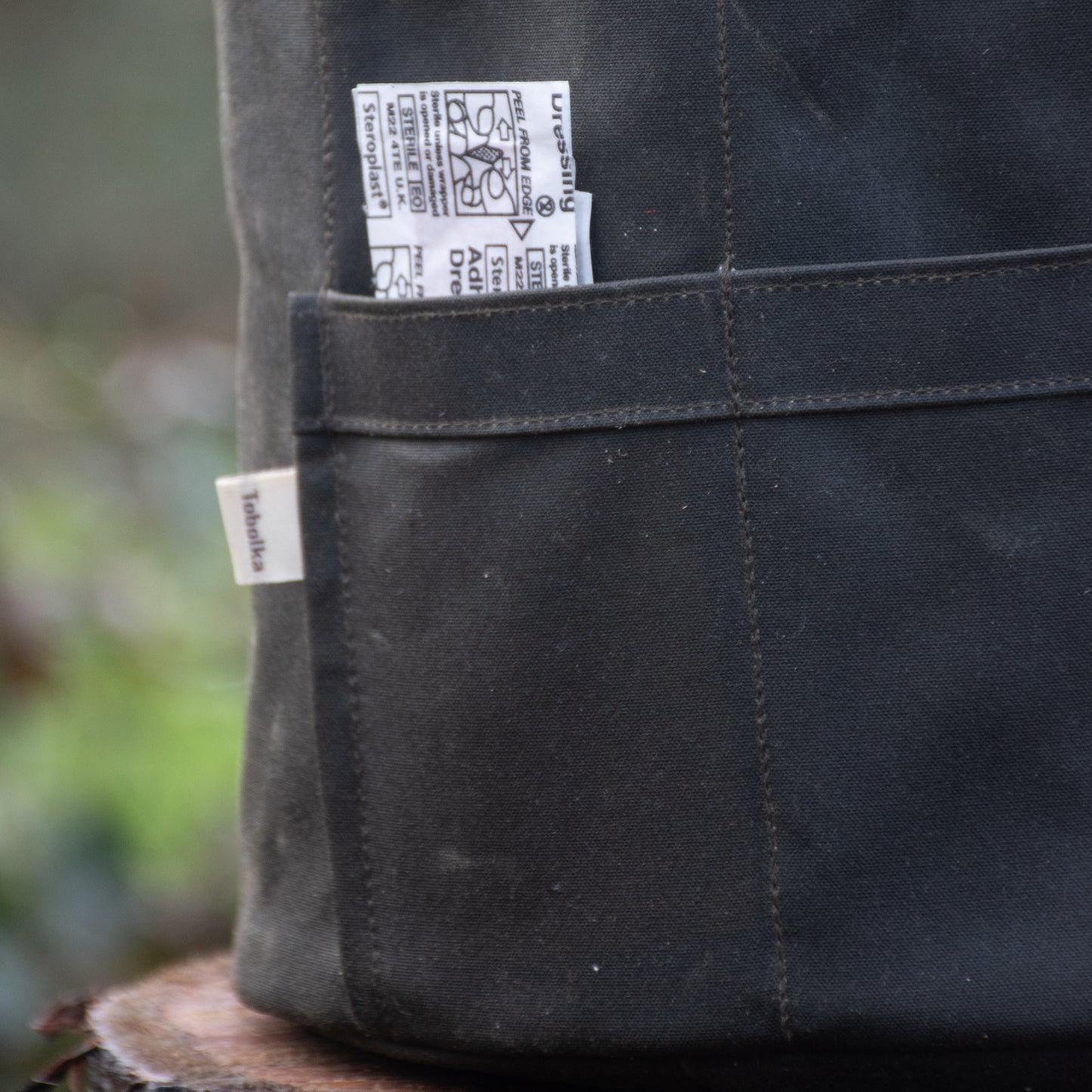 Waxed Canvas Tool Bag 3.0 ~ Olive Green