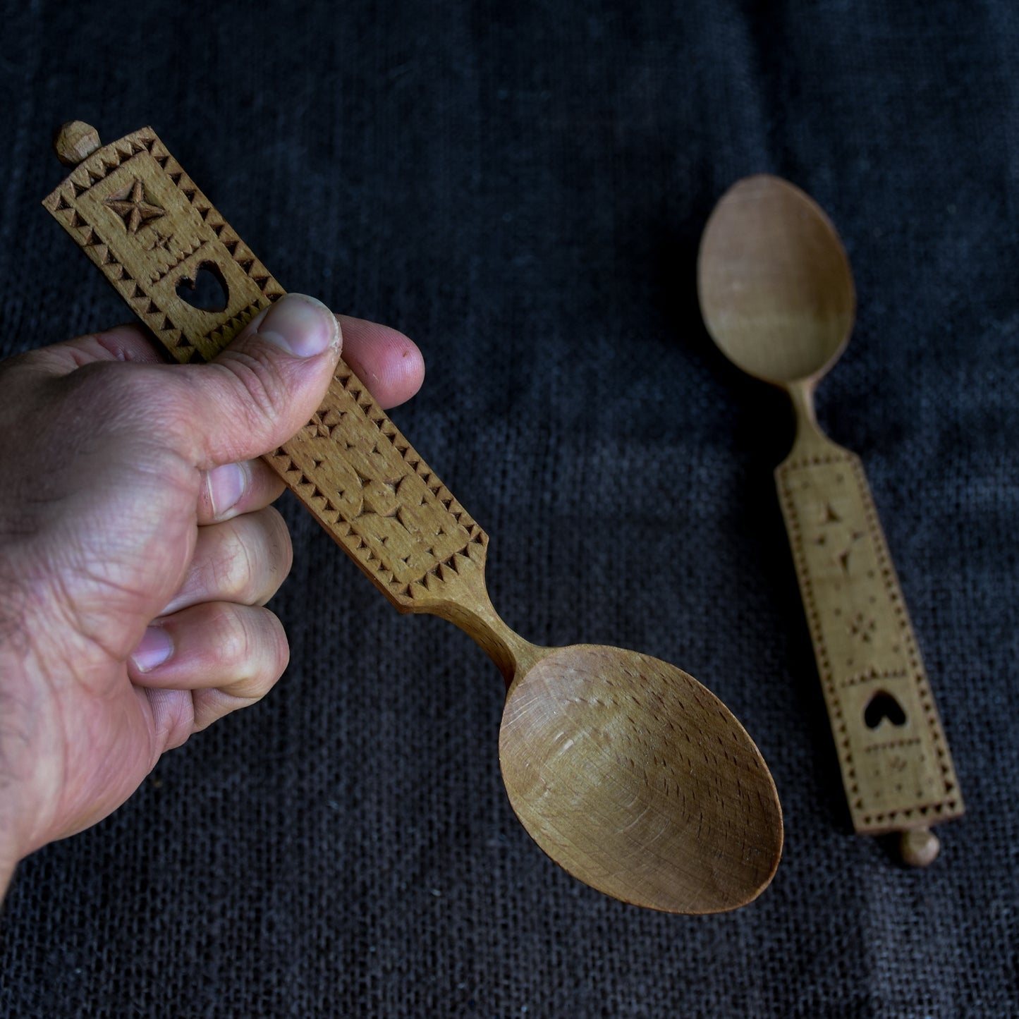 Love Spoon ~ Folk Art Pattern