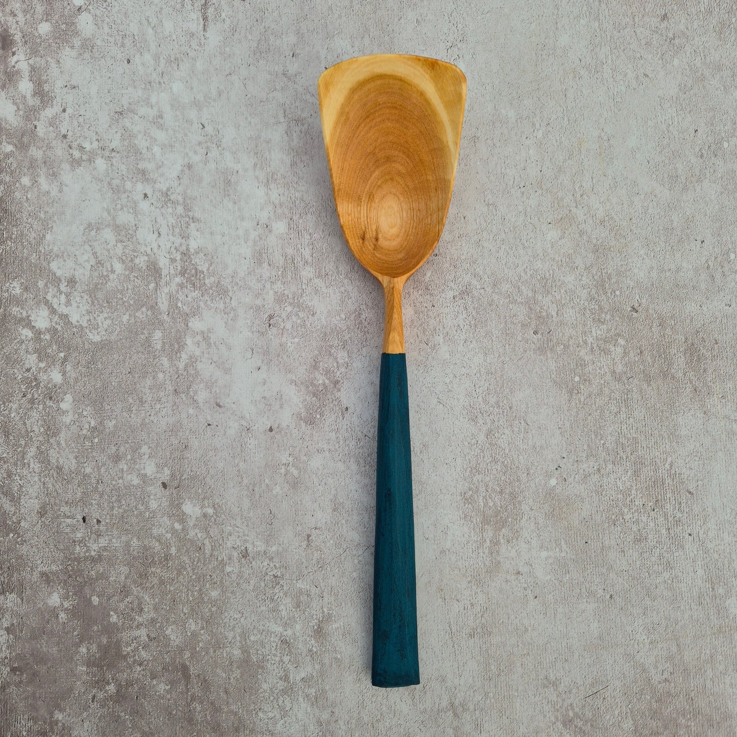 Handcarved Cook & Serve Spoon with Milk Paint Finish by Alex Finberg