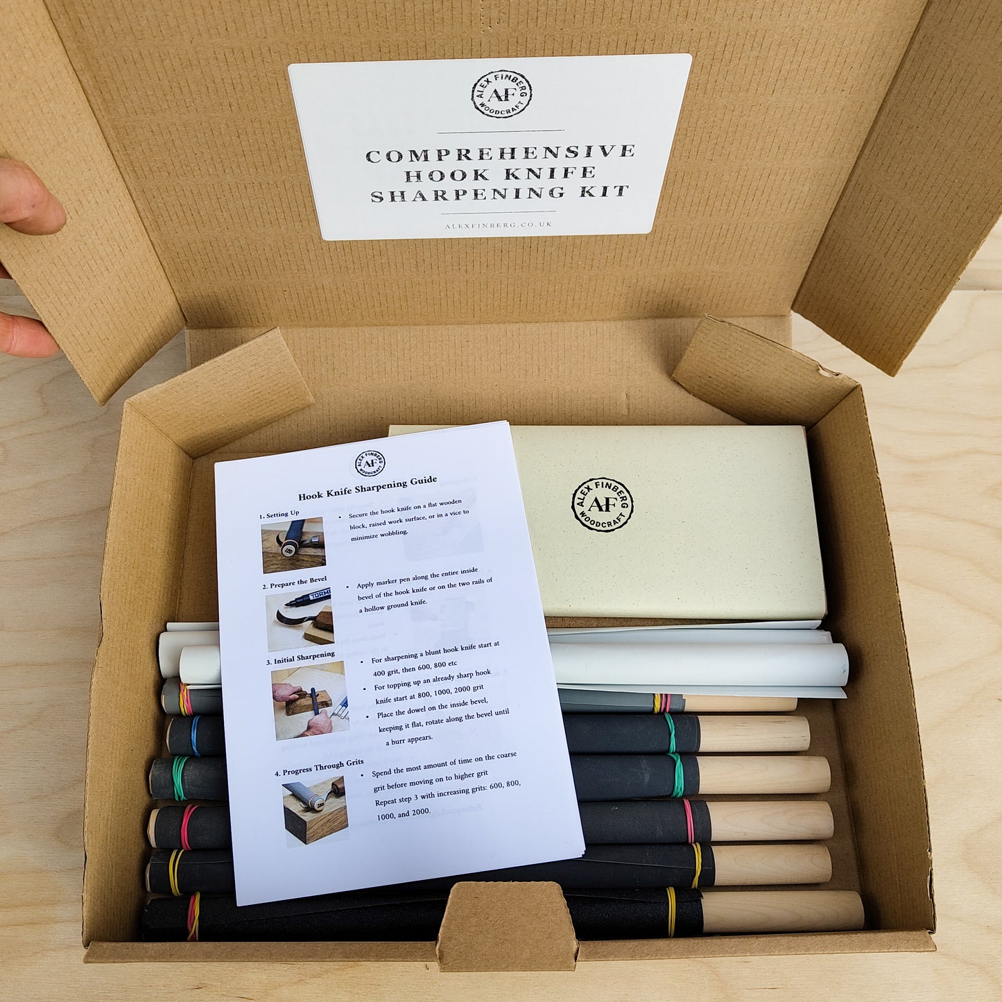 Comprehensive Hook Knife Sharpening Kit