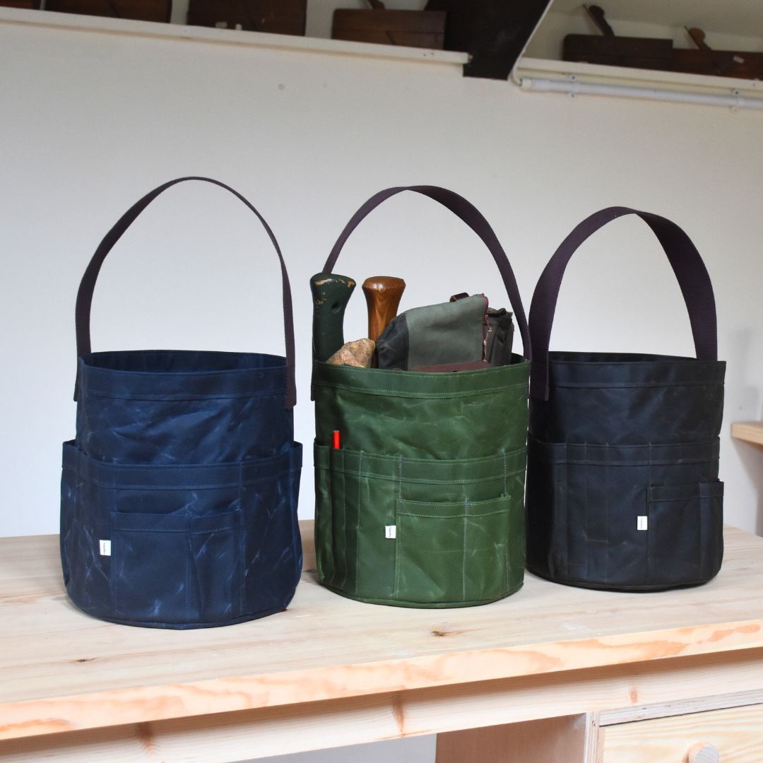 Waxed Canvas Tool Bag 4.0 ~ Navy Blue