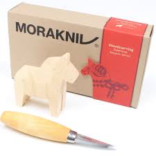 Carve a Dala Horse! Mora Woodcarving Knife & Carving Kit ~ Pre-Order