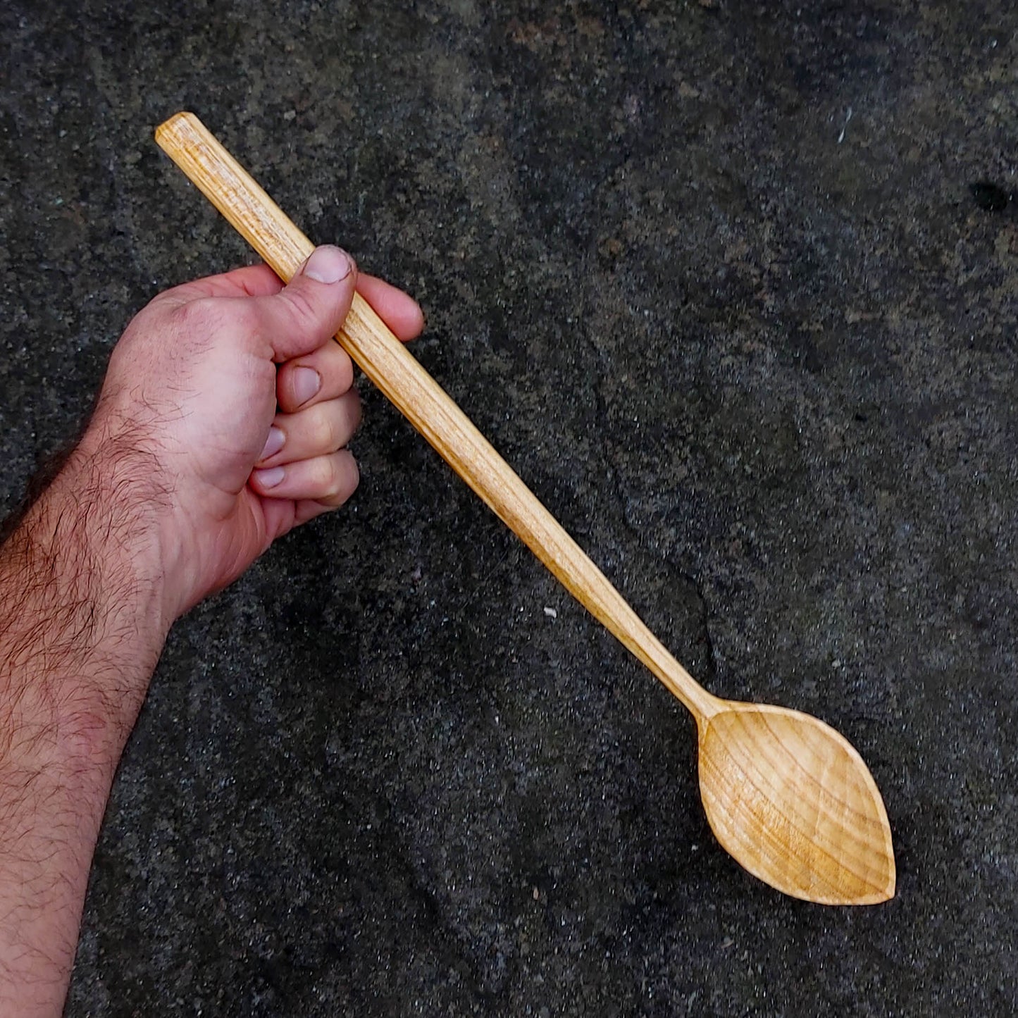 Simple Cherry Leaf Spoon