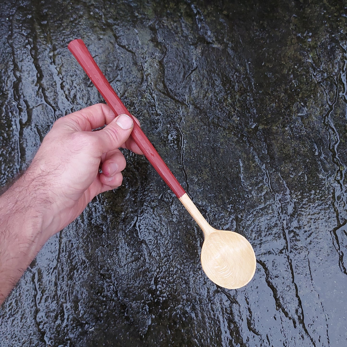 Deep Red Cooking Spoon