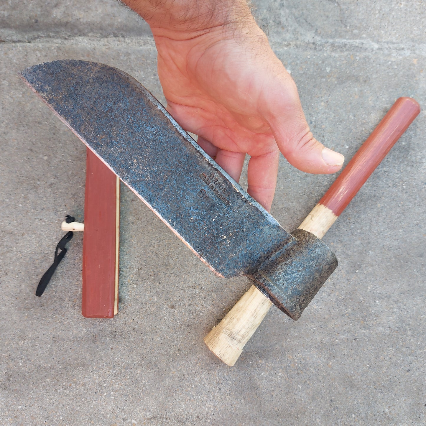 Restored Vintage Brades 6" Handforged Froe