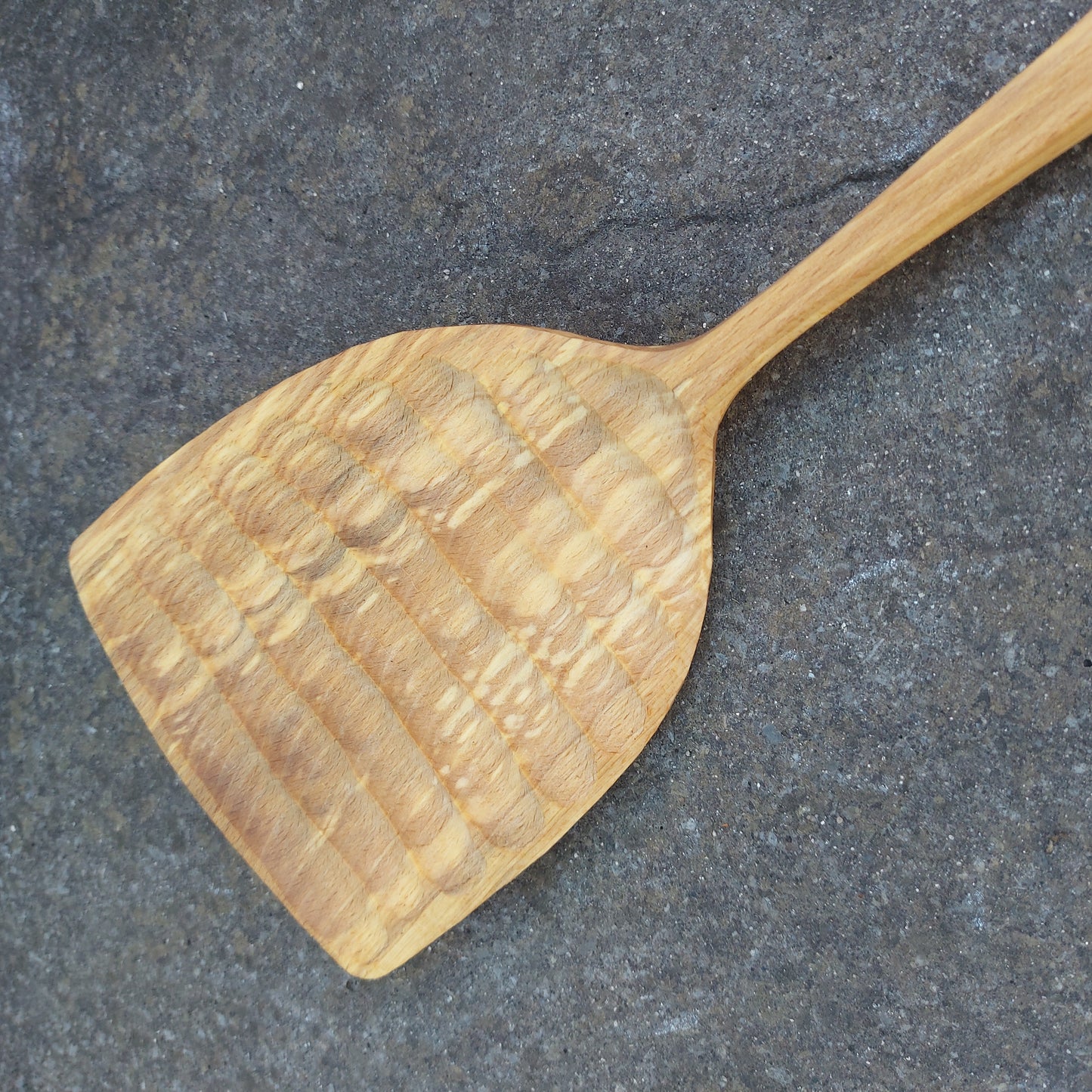 XL Shovel Spoon ~ Tiger Eye Spalted Beech