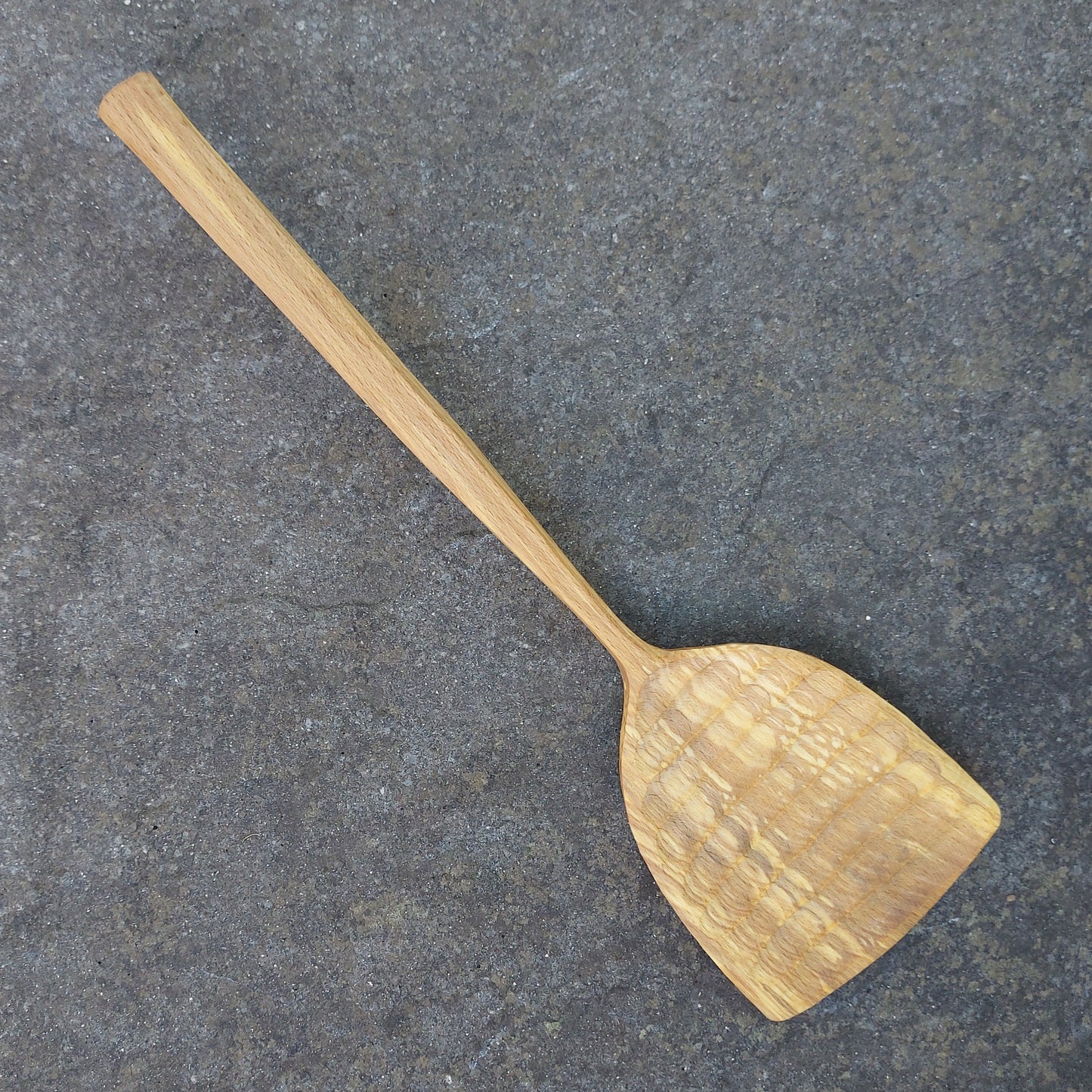 XL Shovel Spoon ~ Tiger Eye Spalted Beech