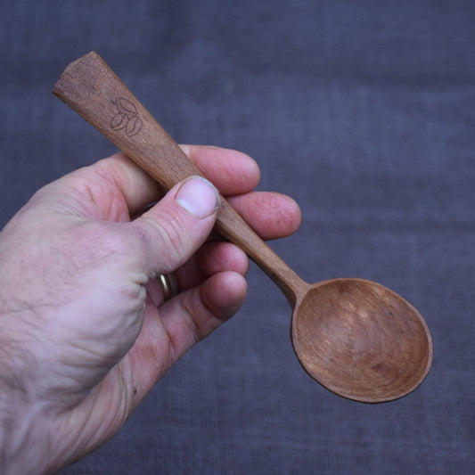 Roasted Cherry Coffee Scoop ~ Coffee Bean Motif