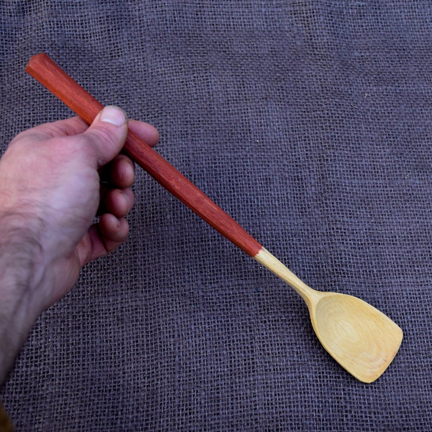 Ochre Red Cooking Spoon
