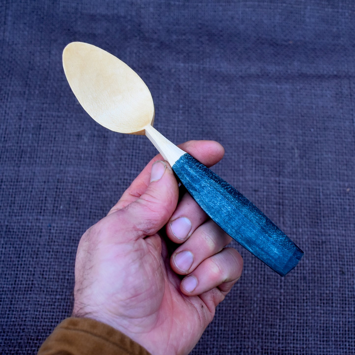 'Ocean Rays' Eating Spoon ~ Sycamore