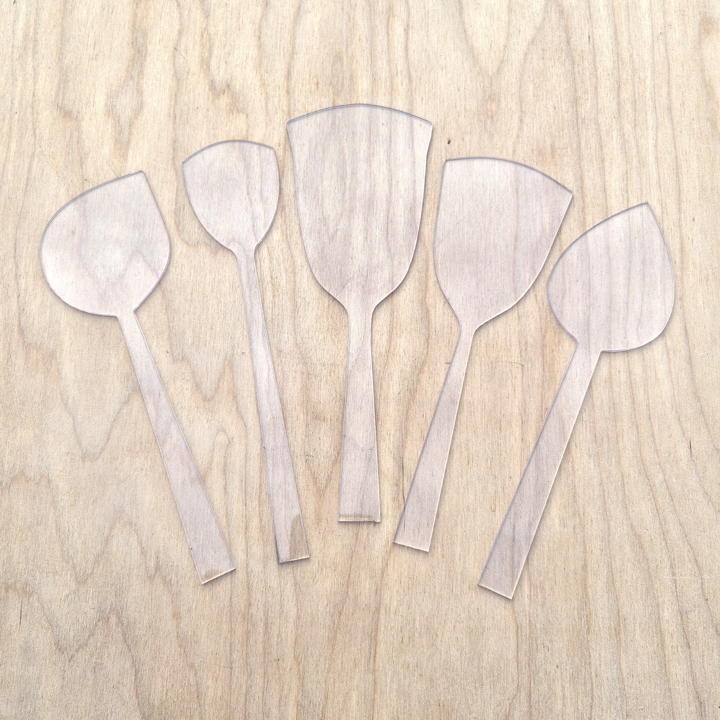 Carving Stencils: Cooking Spoon Template 5 Pack