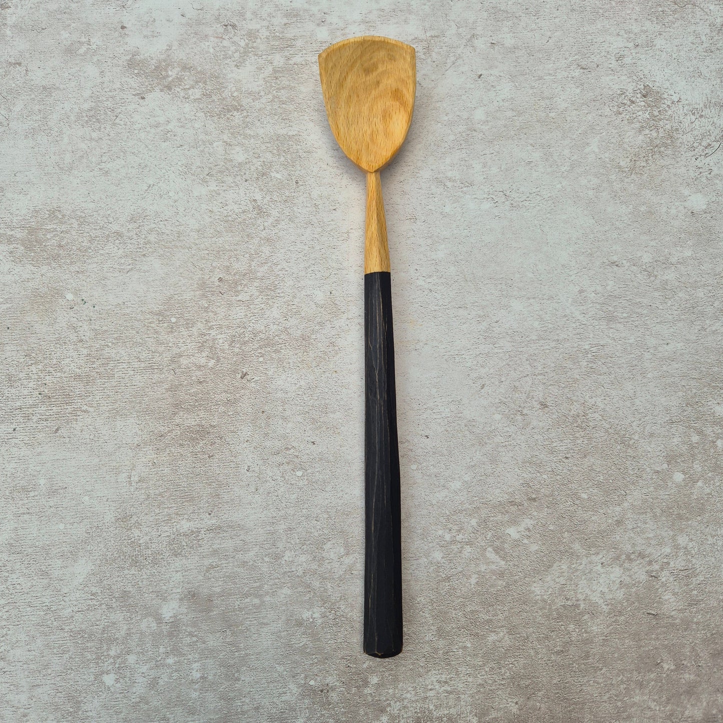 Onyx Black Stirring Spoon ~ Beech