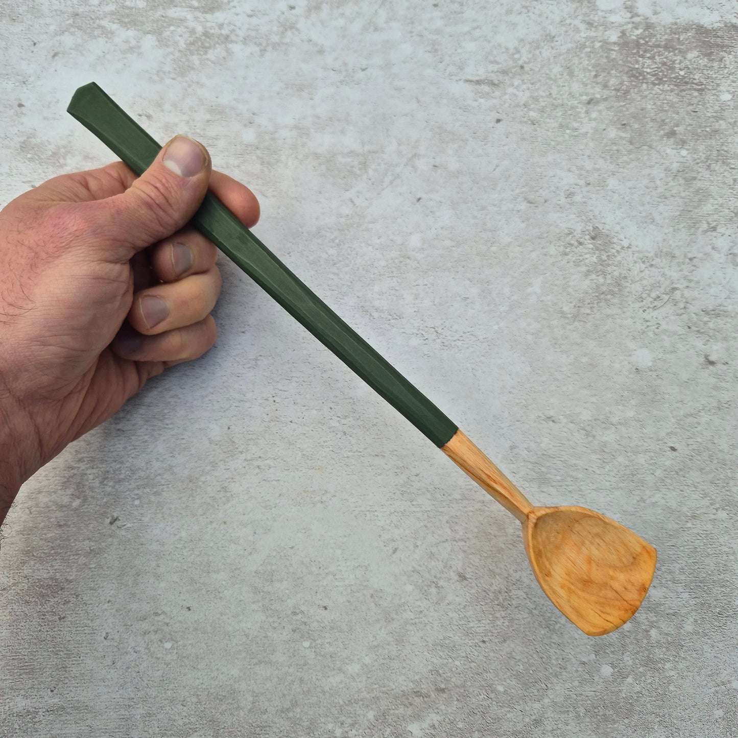 Woodland Green Stirring Spoon ~ Alder ~ No.3