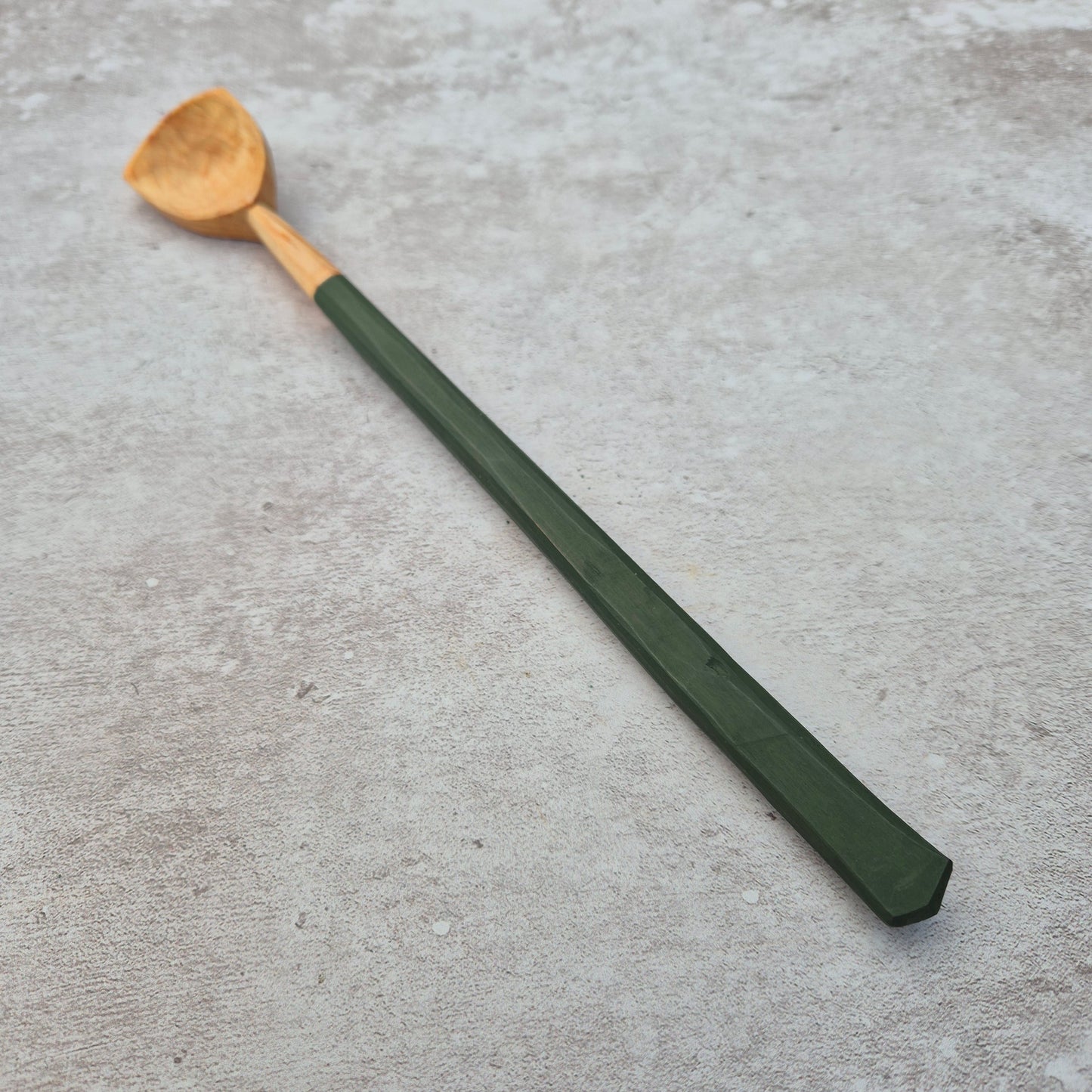 Woodland Green Stirring Spoon ~ Alder ~ No.3