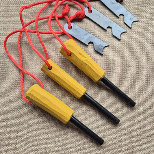 Hand Carved Fire-striker ~ Yellow