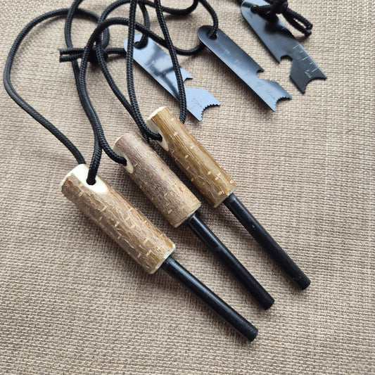 Hand Carved Fire Striker ~ Hazel