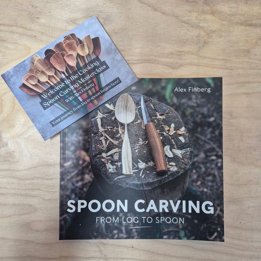 Spooncarving: From Log to Spoon (Paperback) + HD 4K Video Masterclass