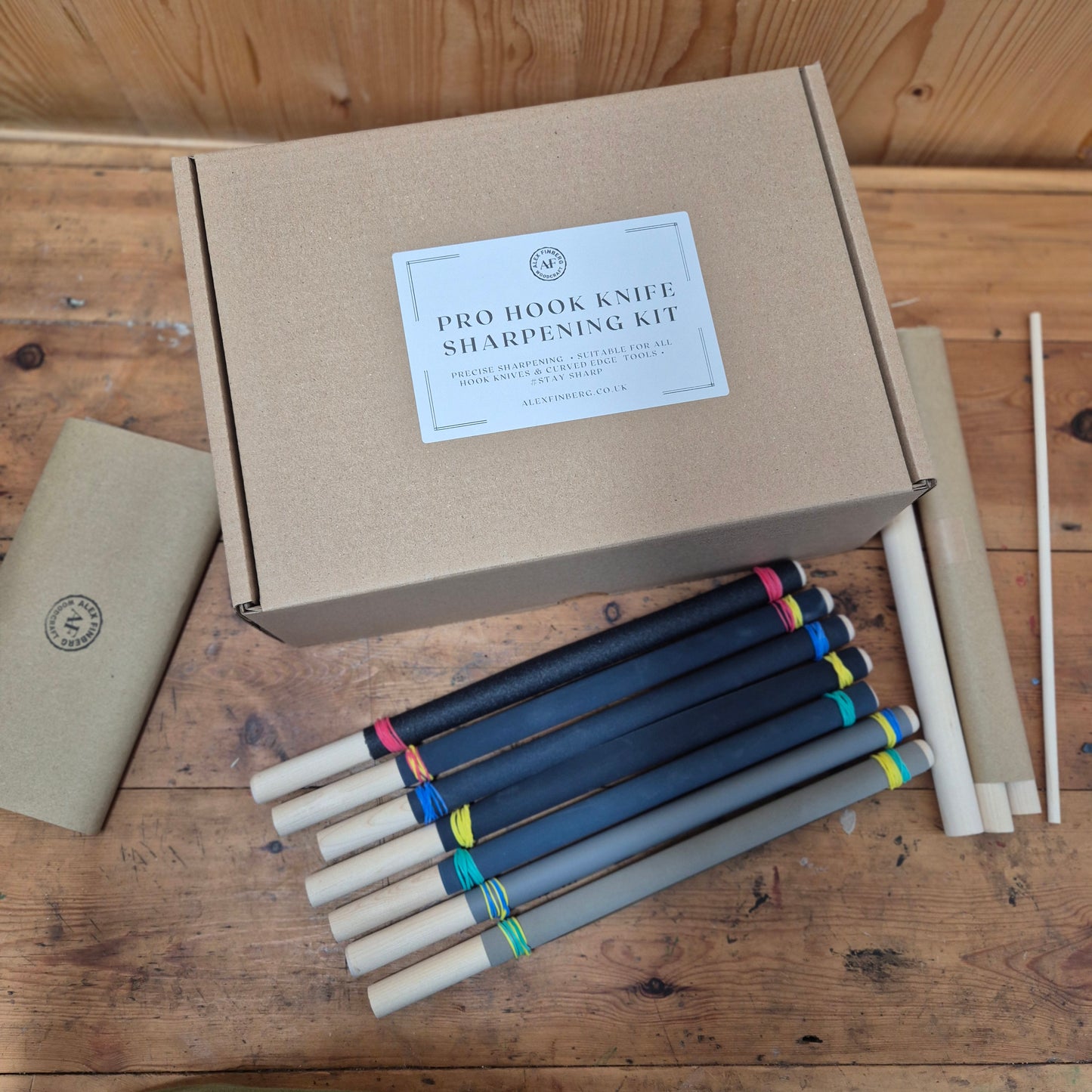Pro Hook Knife Sharpening Kit + 4K HD Video Tutorial