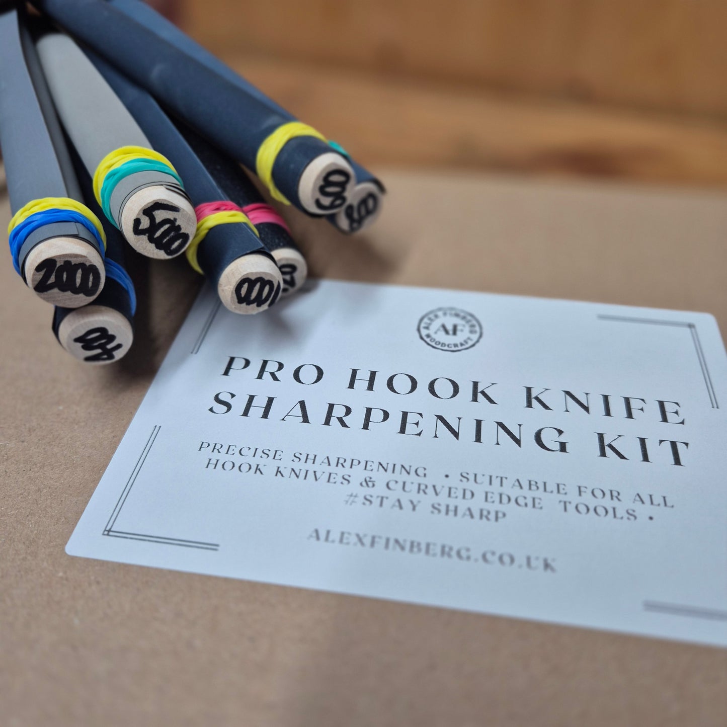 Pro Hook Knife Sharpening Kit + 4K HD Video Tutorial