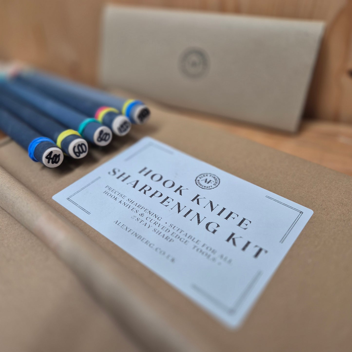 Hook Knife Sharpening Kit + 4K HD Video Tutorial