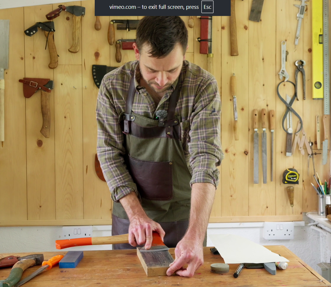 Tool Sharpening ~ Online Masterclass ~ Coming Soon!