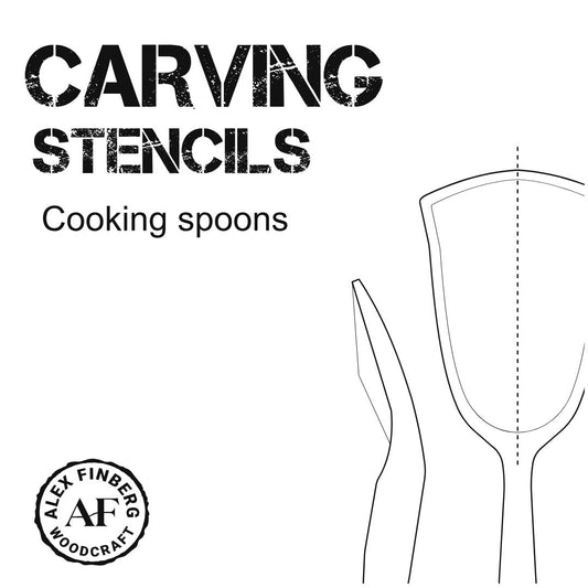 Carving Stencils PDF: Cooking Spoon Templates